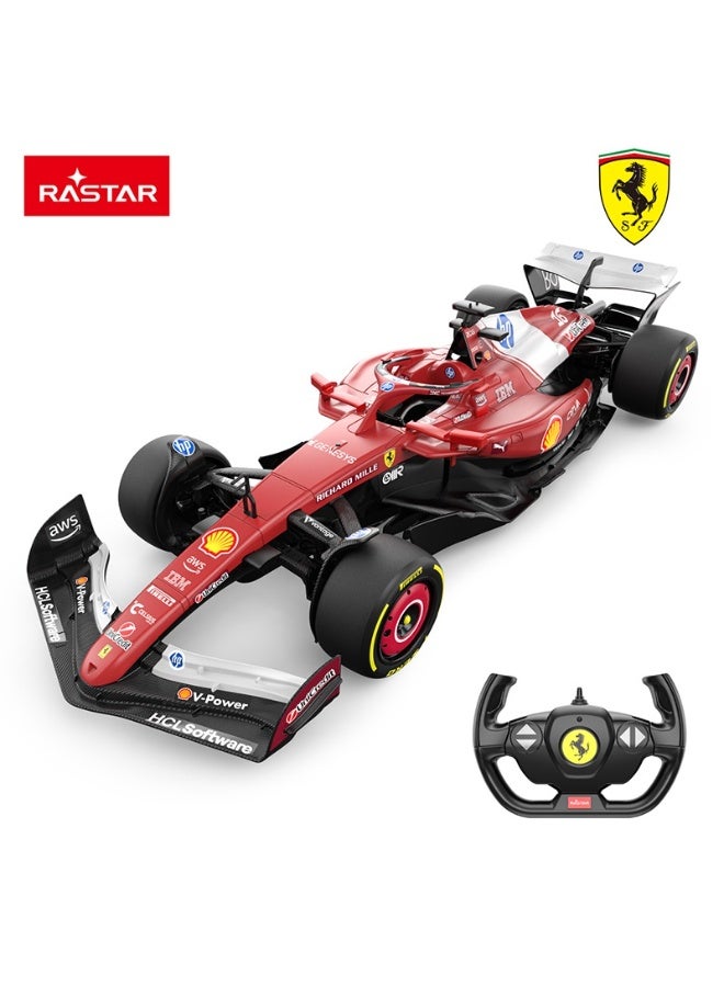 RASTAR Ferrari SF-24 Formula 1 Remote Control Car 1:12 Scale Red - Image 2